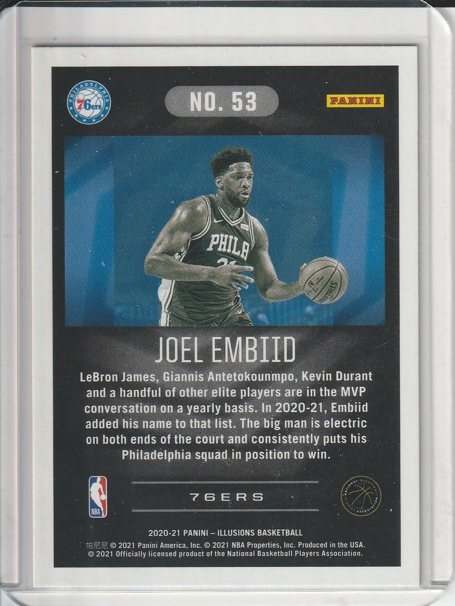 2020-21 Panini Illusions Basketball - Joel Embiid 'Sapphire'
