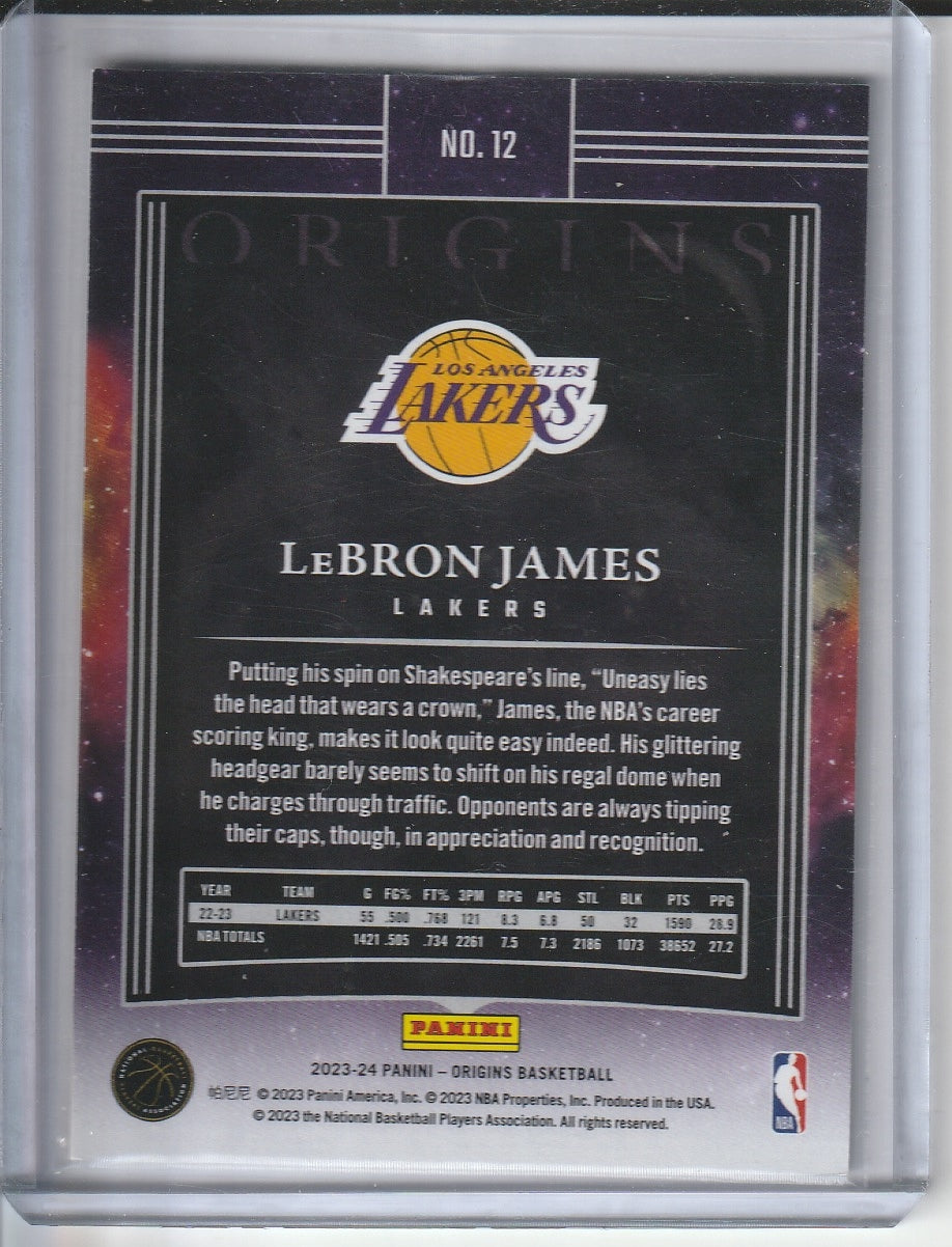 2023-24 Panini Origins Basketball - LeBron James
