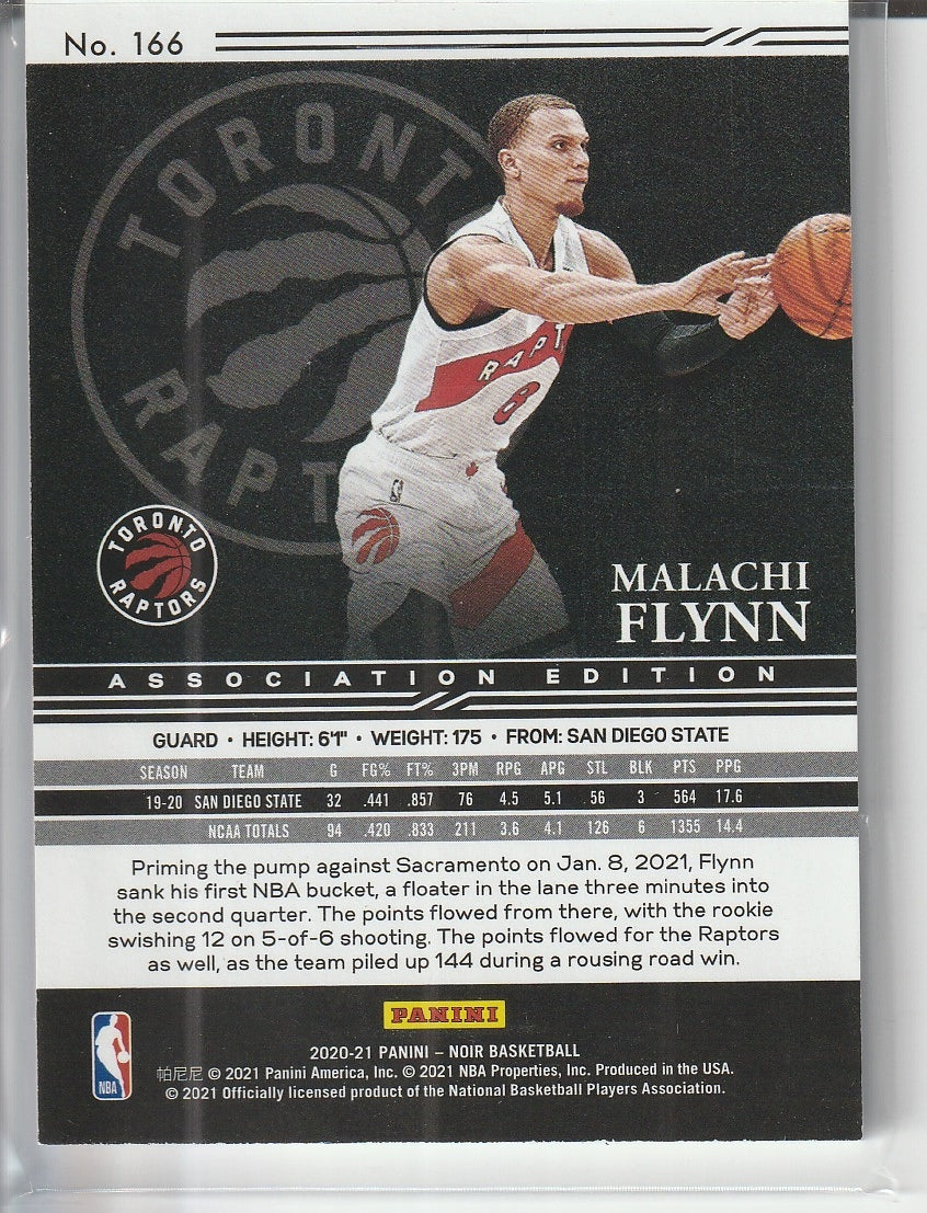 2020-21 Panini Noir Basketball - Malachi Flynn RC Rookie /99