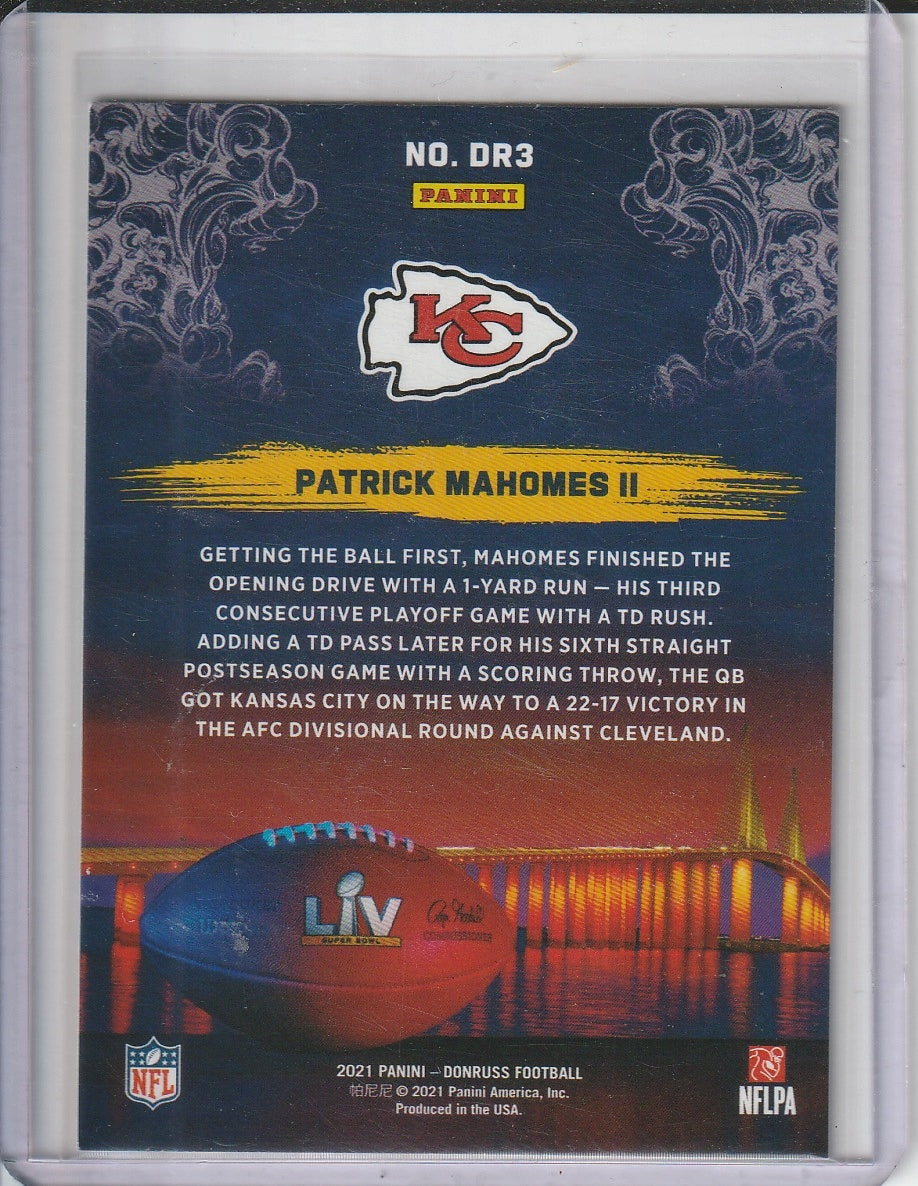 2021 Panini Donruss Football - Patrick Mahomes II 'Road to the Super Bowl'
