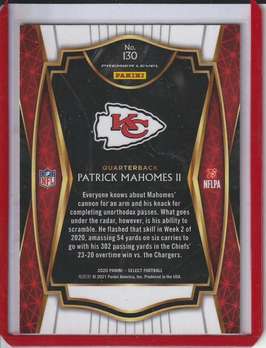 2020 Panini Select Football - Patrick Mahomes II 'Premier Level'