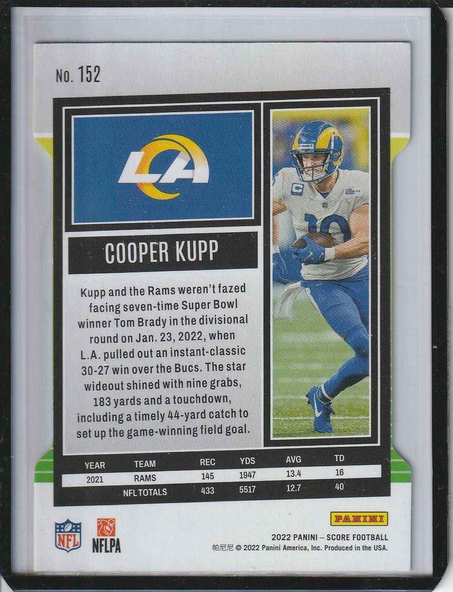 2022 Panini Score Football - Cooper Kupp 'Die Cut' /10