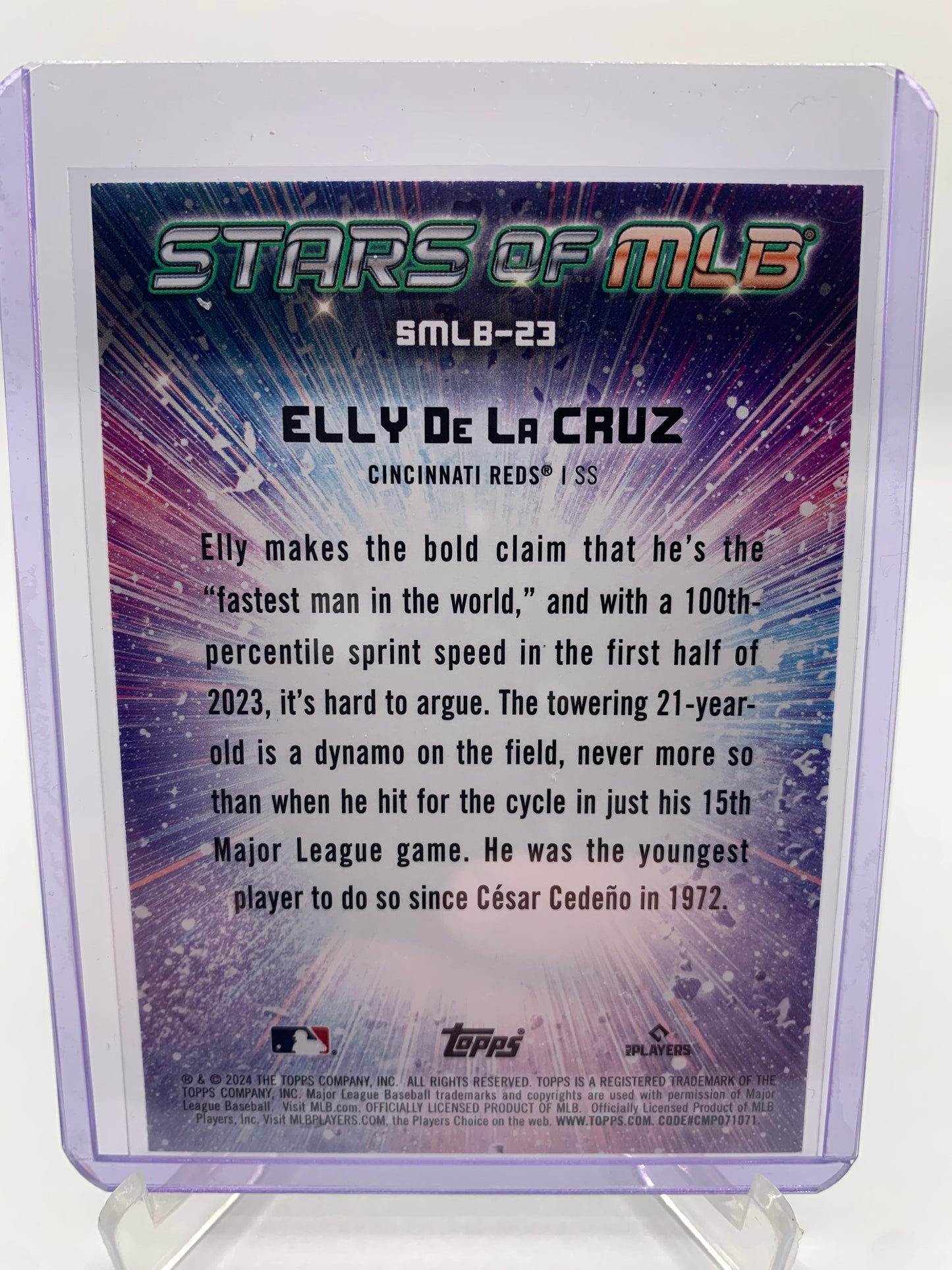 2024 Topps MLB - Elly De La Cruz ‘Stars of MLB’
