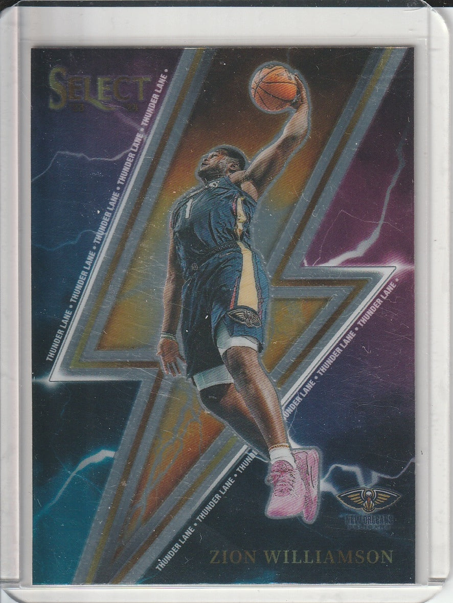 2023-24 Panini Select Basketball - Zion Williamson 'Thunder Lane'