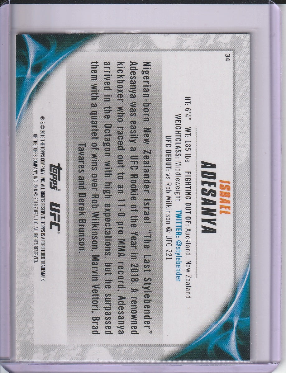 2019 Topps UFC - Israel Adesanya