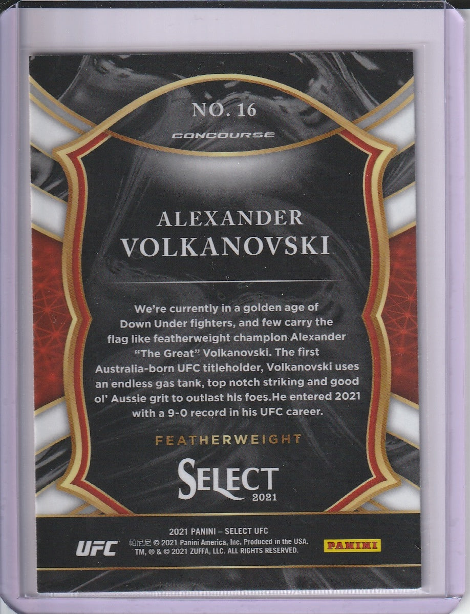 2021 Panini Select UFC - Alexander Volkanovski