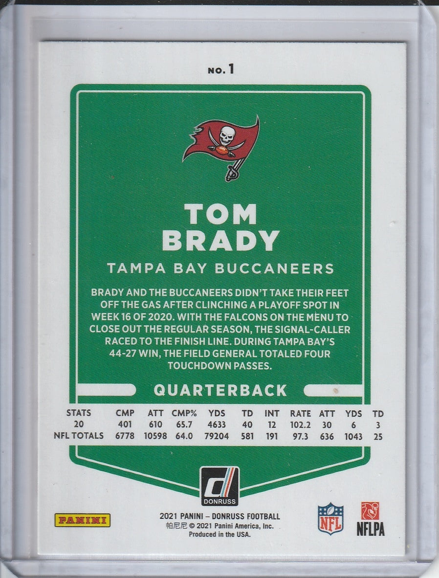 2021 Panini Donruss Football - Tom Brady