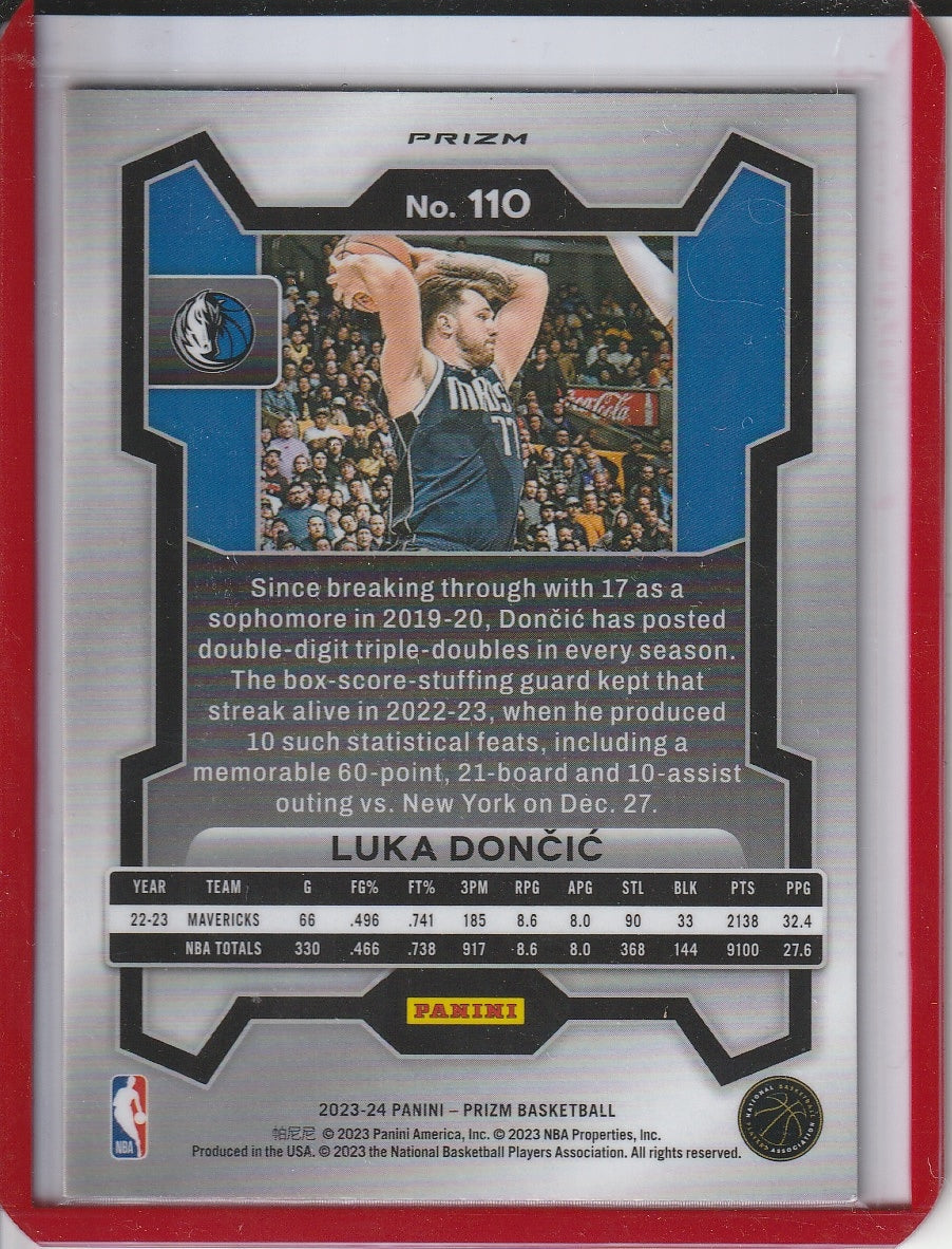 2023-24 Panini Prizm Basketball - Luka Doncic 'Red, White, Blue'