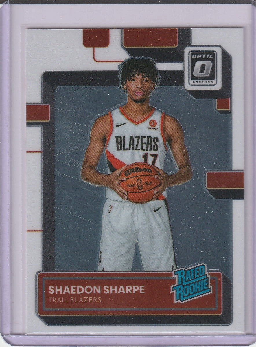 2023-24 Panini Donruss Optic Basketball - Shaedon Sharpe 'Rated Rookie'
