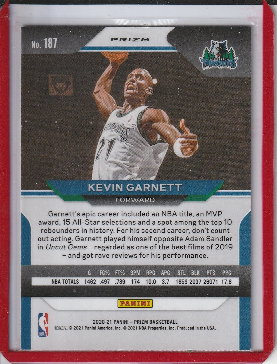 2020-21 Panini Prizm Basketball - Kevin Garnett 'Red, White, Blue'