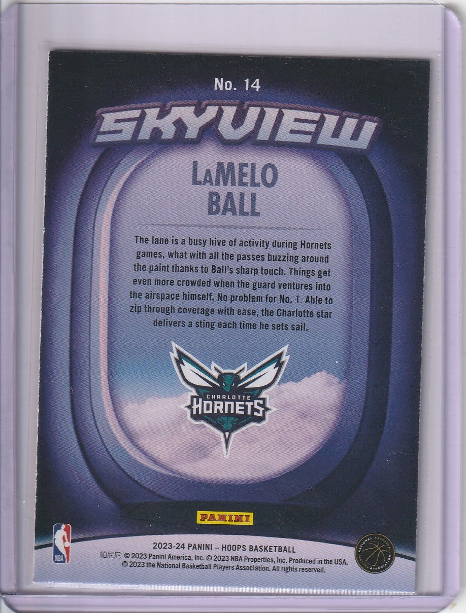 2023-24 Panini Hoops Basketball - LaMelo Ball 'Skyview'