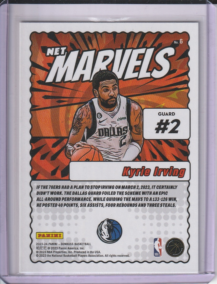 2023-24 Panini Donruss Basketball - Kyrie Irving 'Net Marvels'