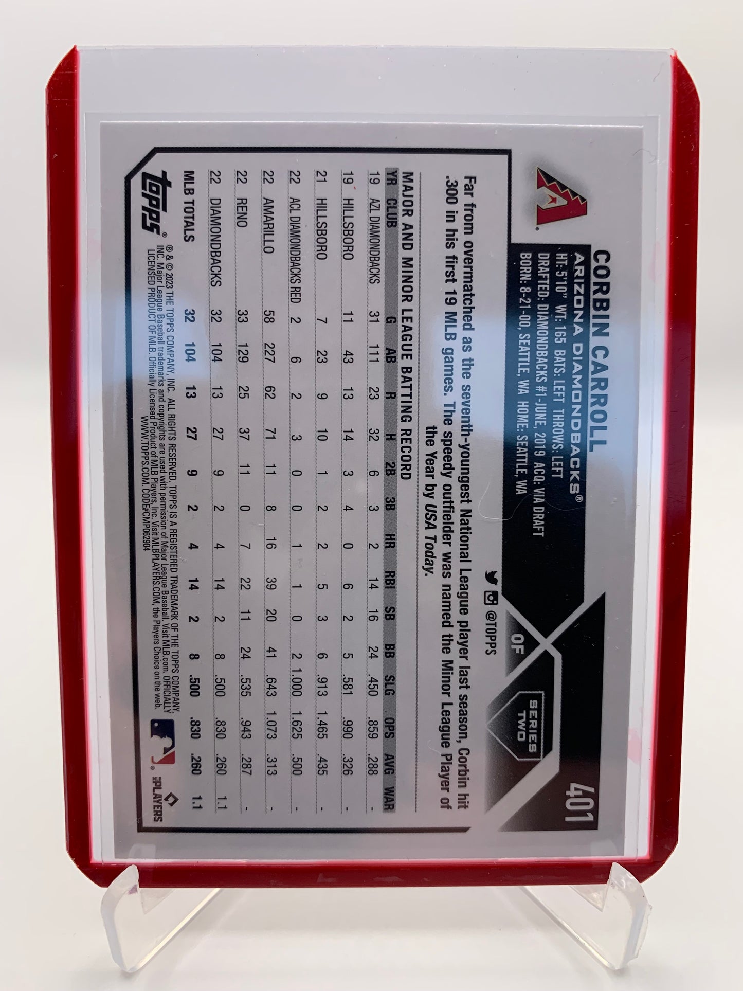 2023 Topps MLB Series Two - Corbin Carroll RC Rookie