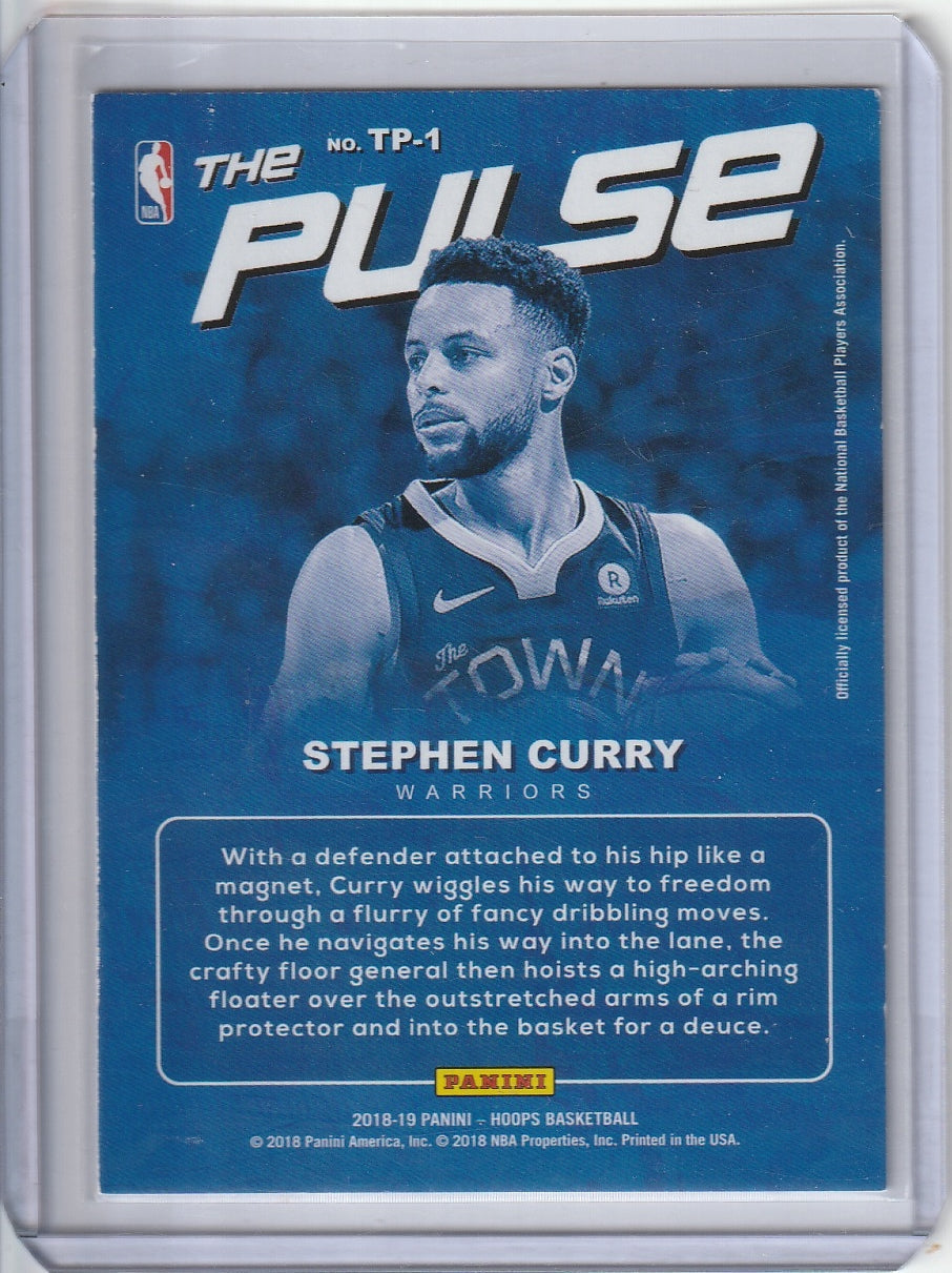 .2018-19 Panini Hoops Basketball - Stephen Curry 'The Pulse'