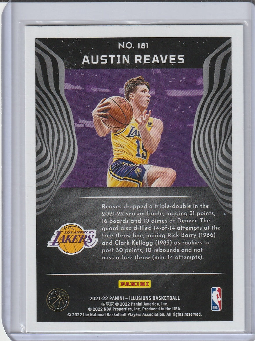 2021-22 Panini Illusions Basketball - Austin Reaves RC Rookie