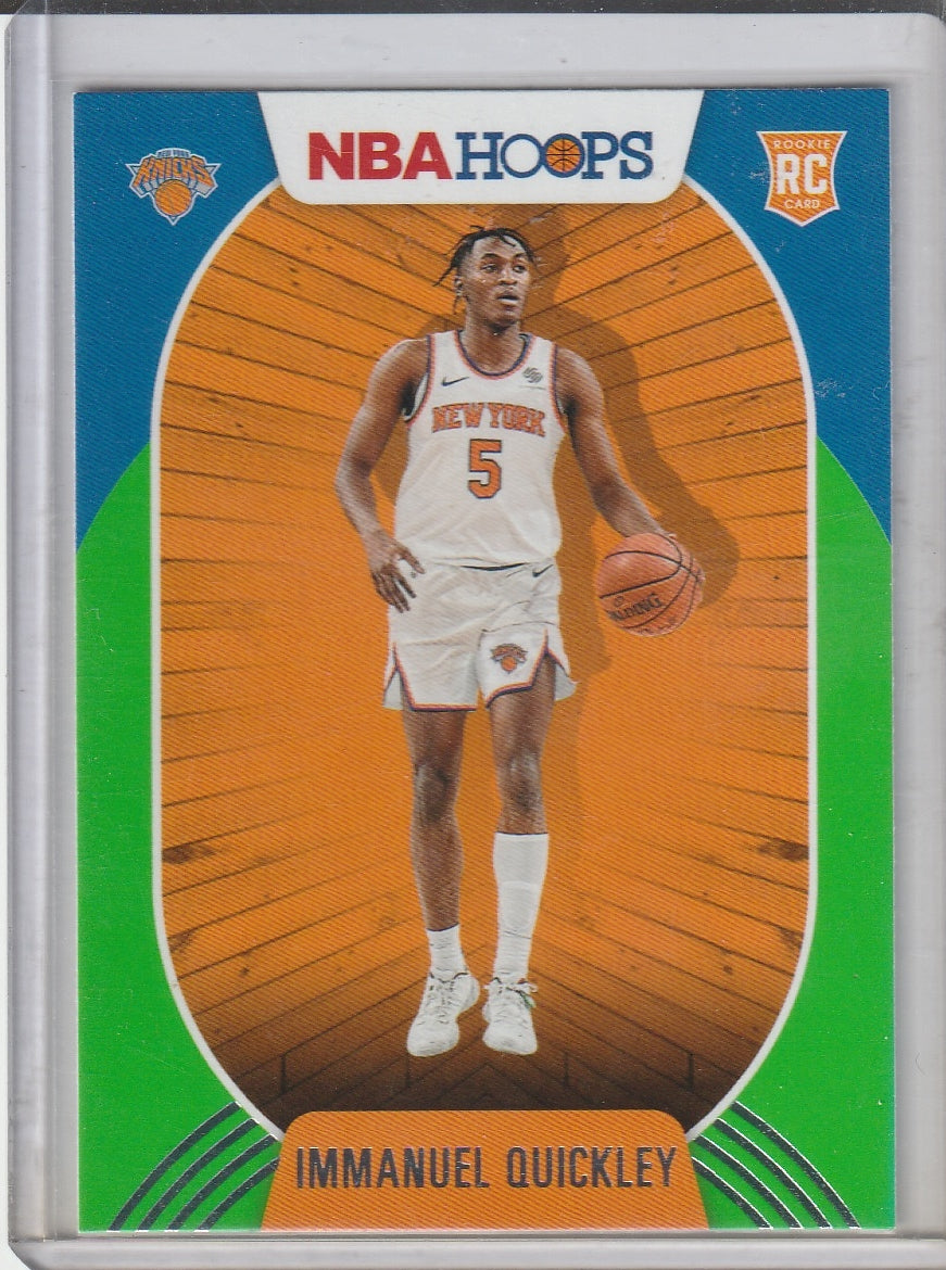 2020-21 Panini Hoops Basketball - Immanuel Quickley RC Rookie 'Neon Green'