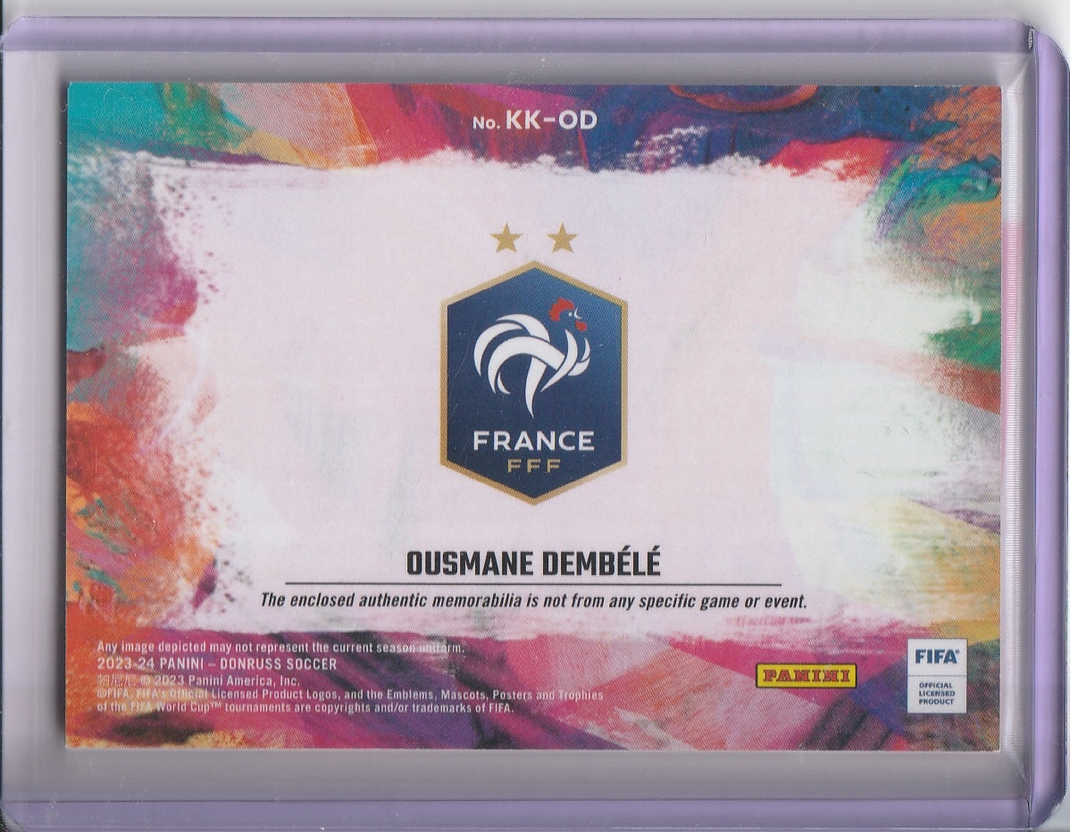 2023-24 Panini Donruss Soccer - Ousmane Dembele 'Kit Kings' Relic