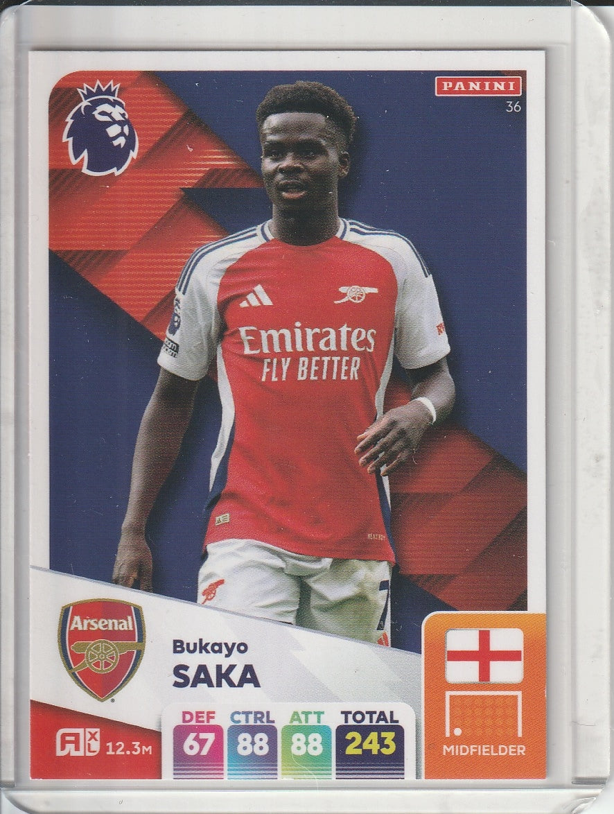 2025 Panini Adrenalyn XL Premier League - Bukayo Saka