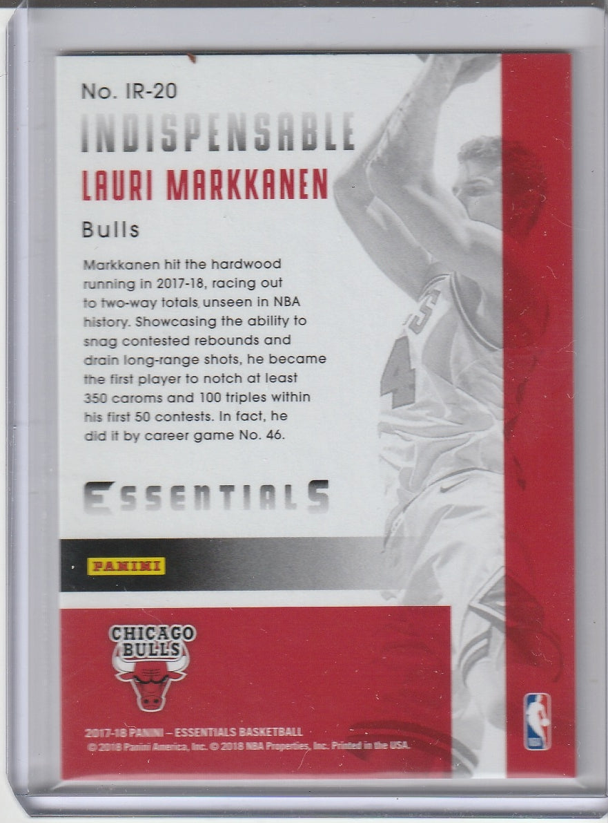 2017-18 Panini Essentials Basketball - Lauri Markkanen 'Indispensable Rookies'