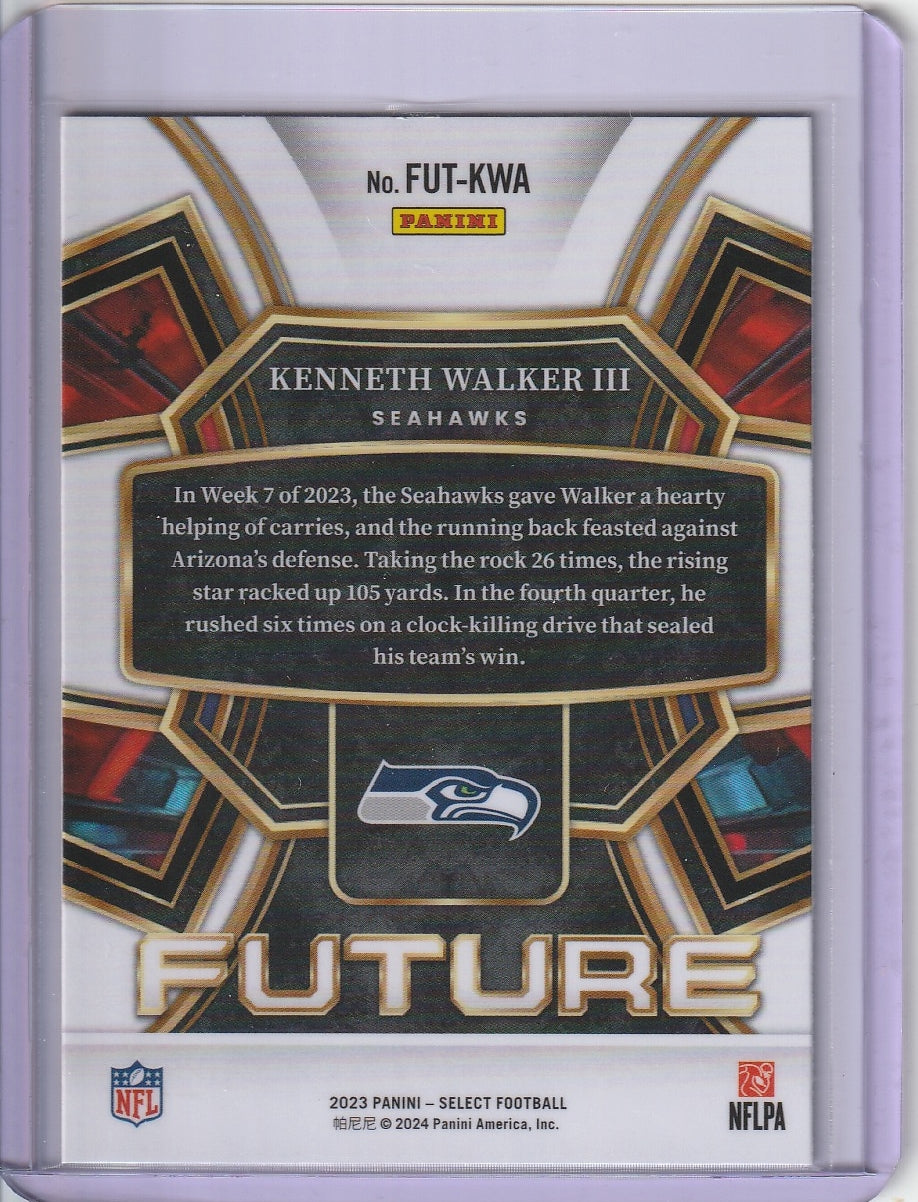 2023 Panini Select Football - Kenneth Walker III 'Future'
