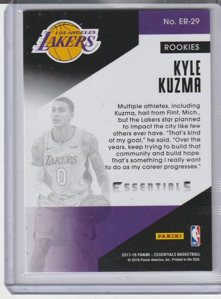 2017-18 Panini Essentials Basketball - Kyle Kuzma 'Essential Rookies'