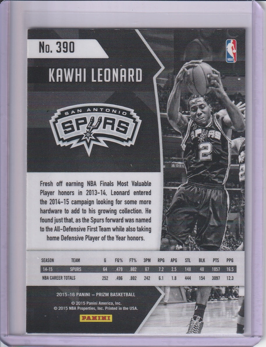 2015-16 Panini Prizm Basketball - Kawhi Leonard '2014-15 All-NBA'