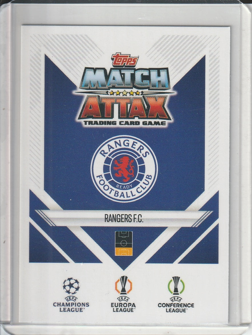 2025 Topps Match Attax - James Tavernier 'Blue Crystal'