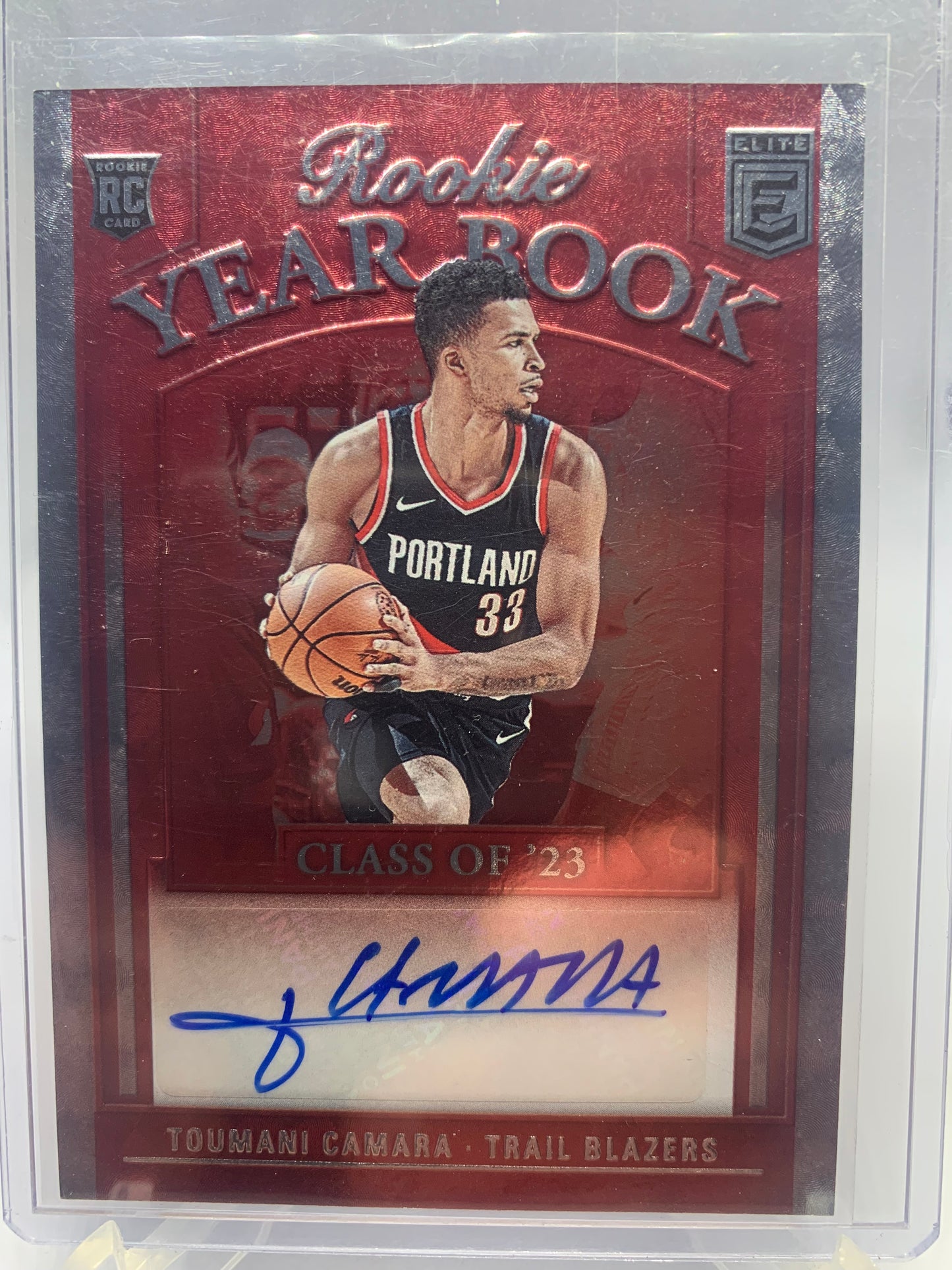 2023-24 Panini Donruss Elite Basketball - Toumani Camara ‘Rookie Year Book’ Autograph RC