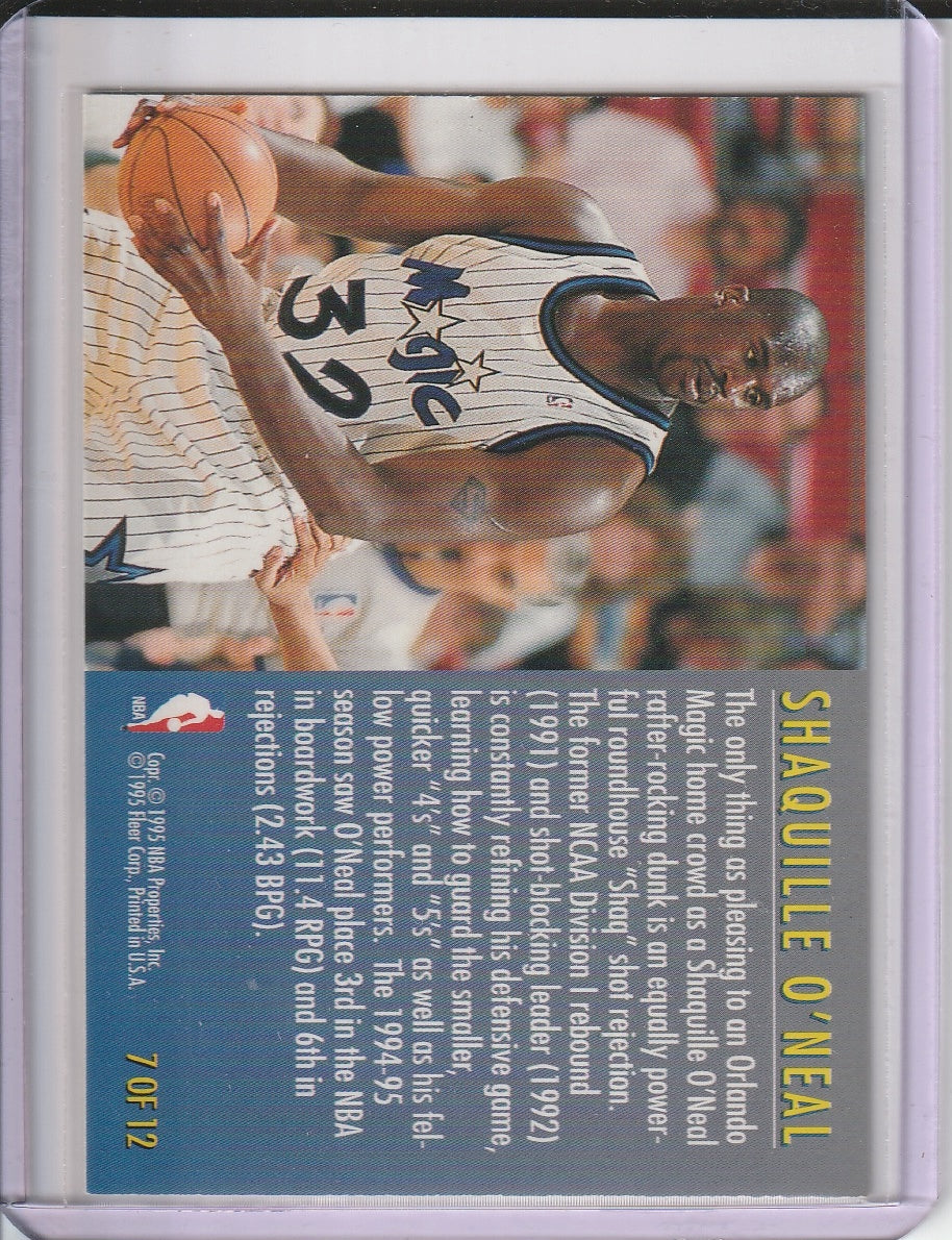 1995-96 Fleer - Shaquille O'Neal 'Total D'