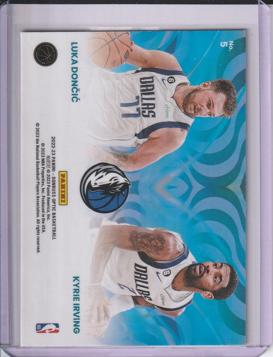 2022-23 Panini Optic Basketball - Luka Doncic, Kyrie Irving 'Optical Illusions'