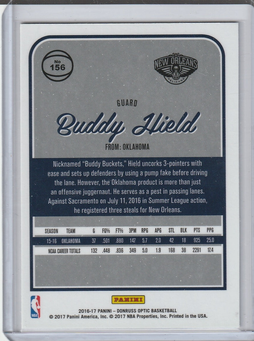2016-17 Panini Donruss Optic Basketball - Buddy Hield RC Rookie