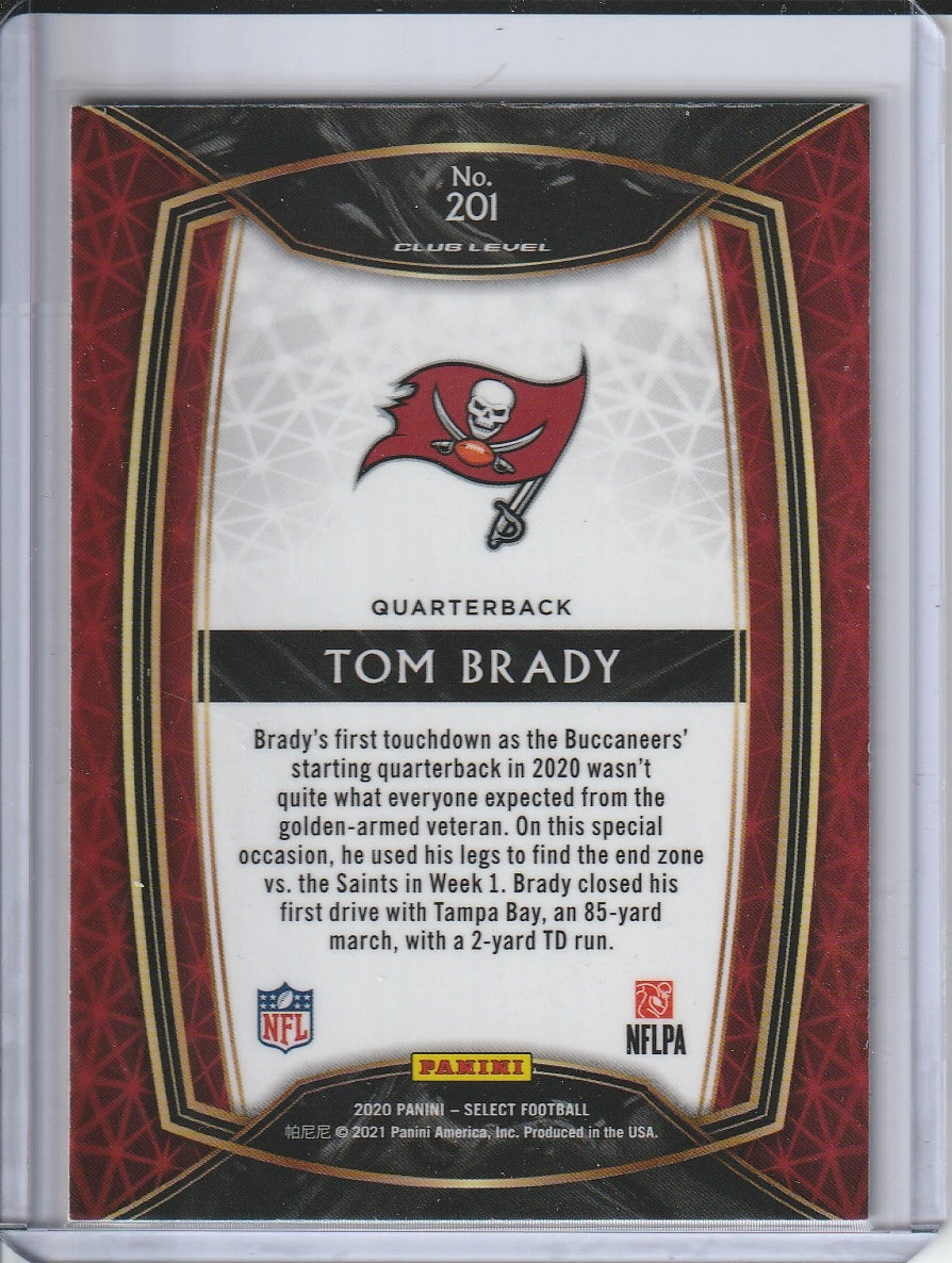 2020 Panini Select Football - Tom Brady 'Club Level'