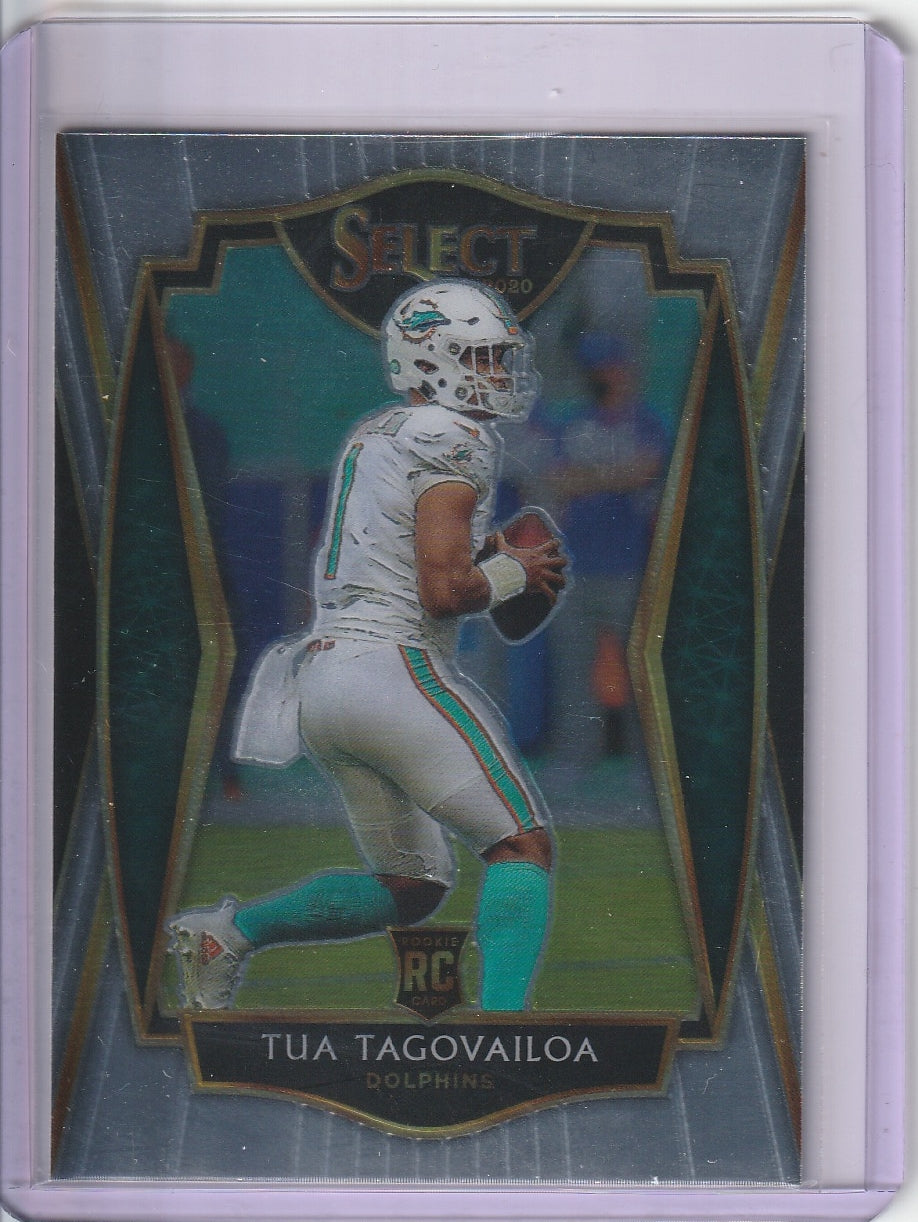 2020 Panini Select Football - Tua Tagovailoa 'Premier Level' RC Rookie