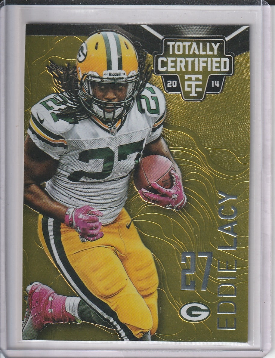 2014 Panini Totally Certified Football - Eddie Lacy 'Gold' /25