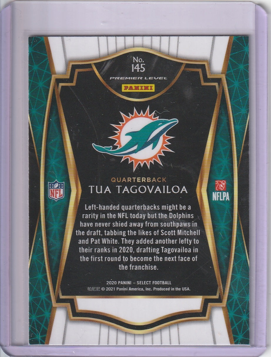 2020 Panini Select Football - Tua Tagovailoa 'Premier Level' RC Rookie