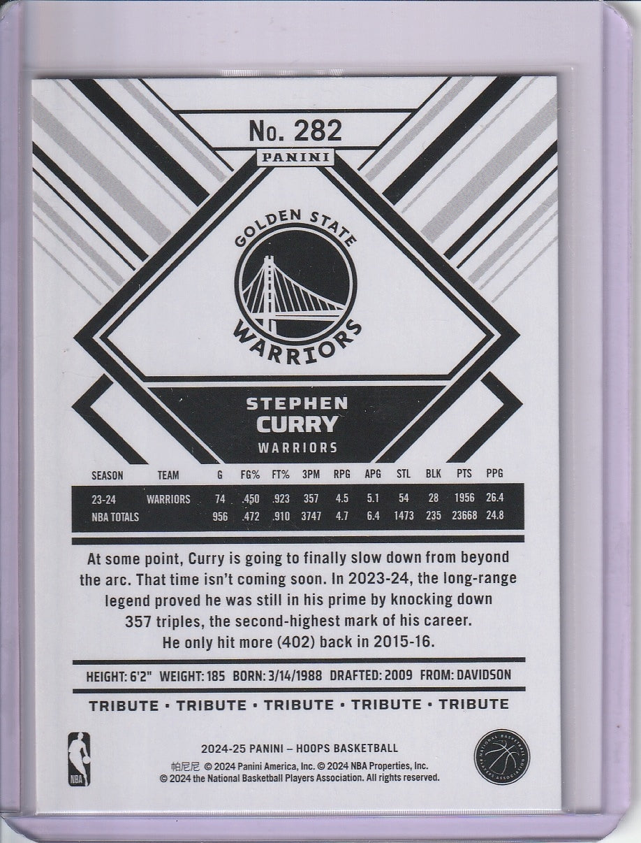 2024-25 Panini Hoops Basketball - Stephen Curry 'Tribute'