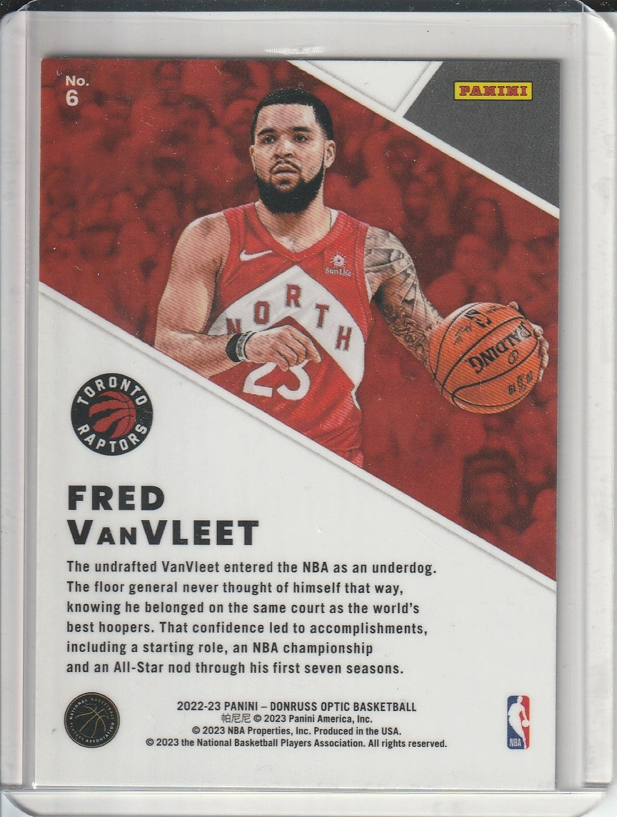2022-23 Panini Donruss Optic Basketball - Fred VanVleet 'Winner Stays'
