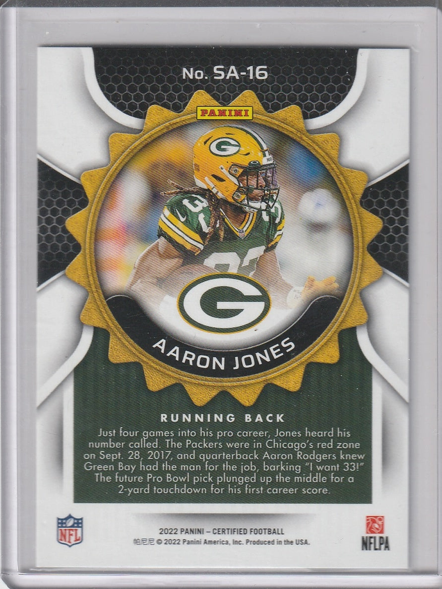 2022 Panini Certified Football - Aaron Jones 'Seal of Approval' /249