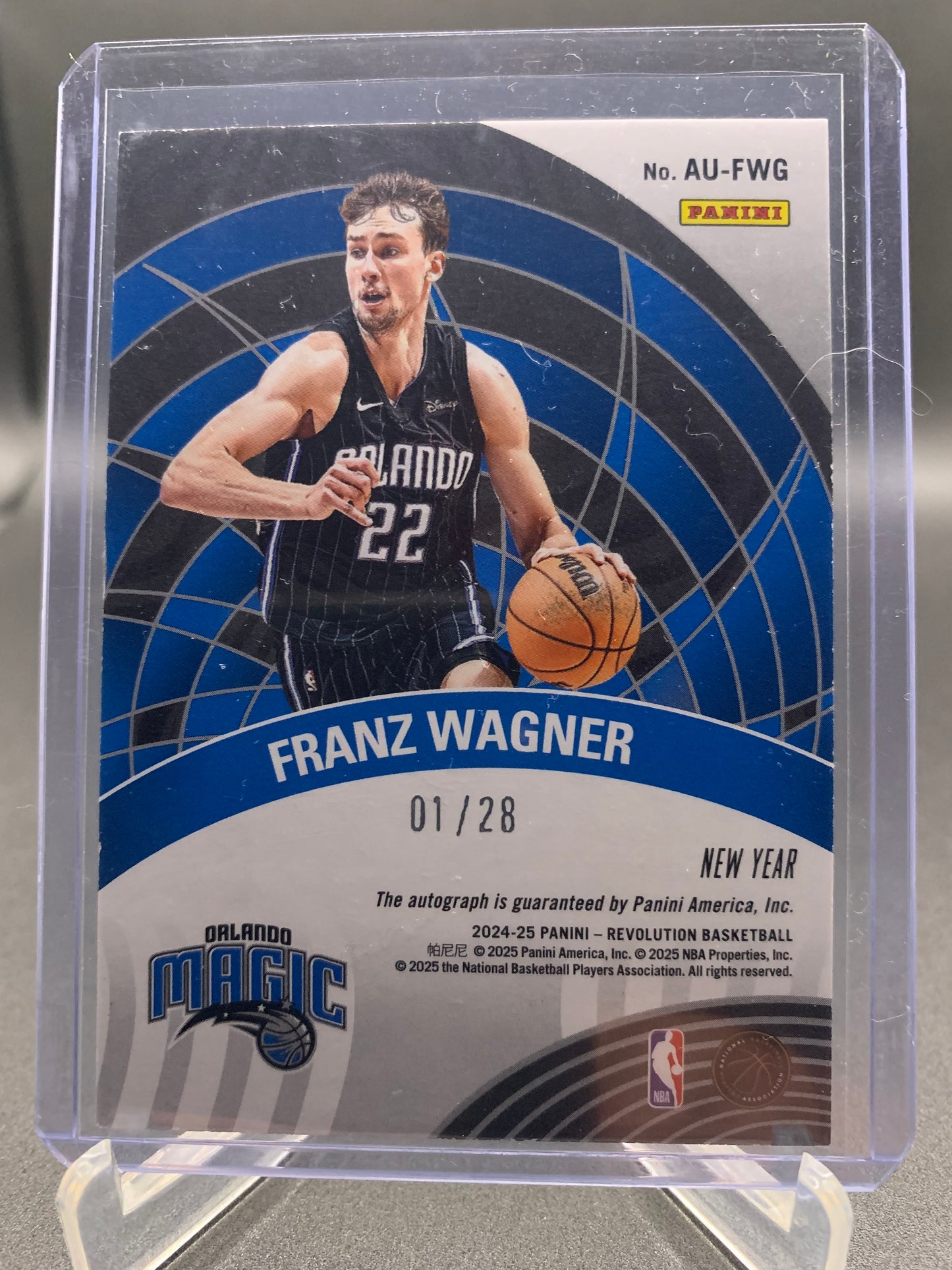 2024-25 Panini Revolution Basketball - Franz Wagner ‘New Year Autograph’ /28