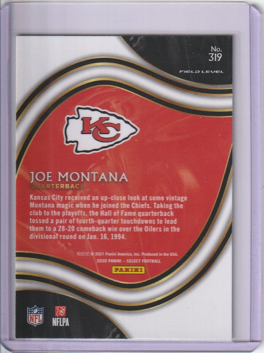 2020 Panini Select Football - Joe Montana 'Field Level'