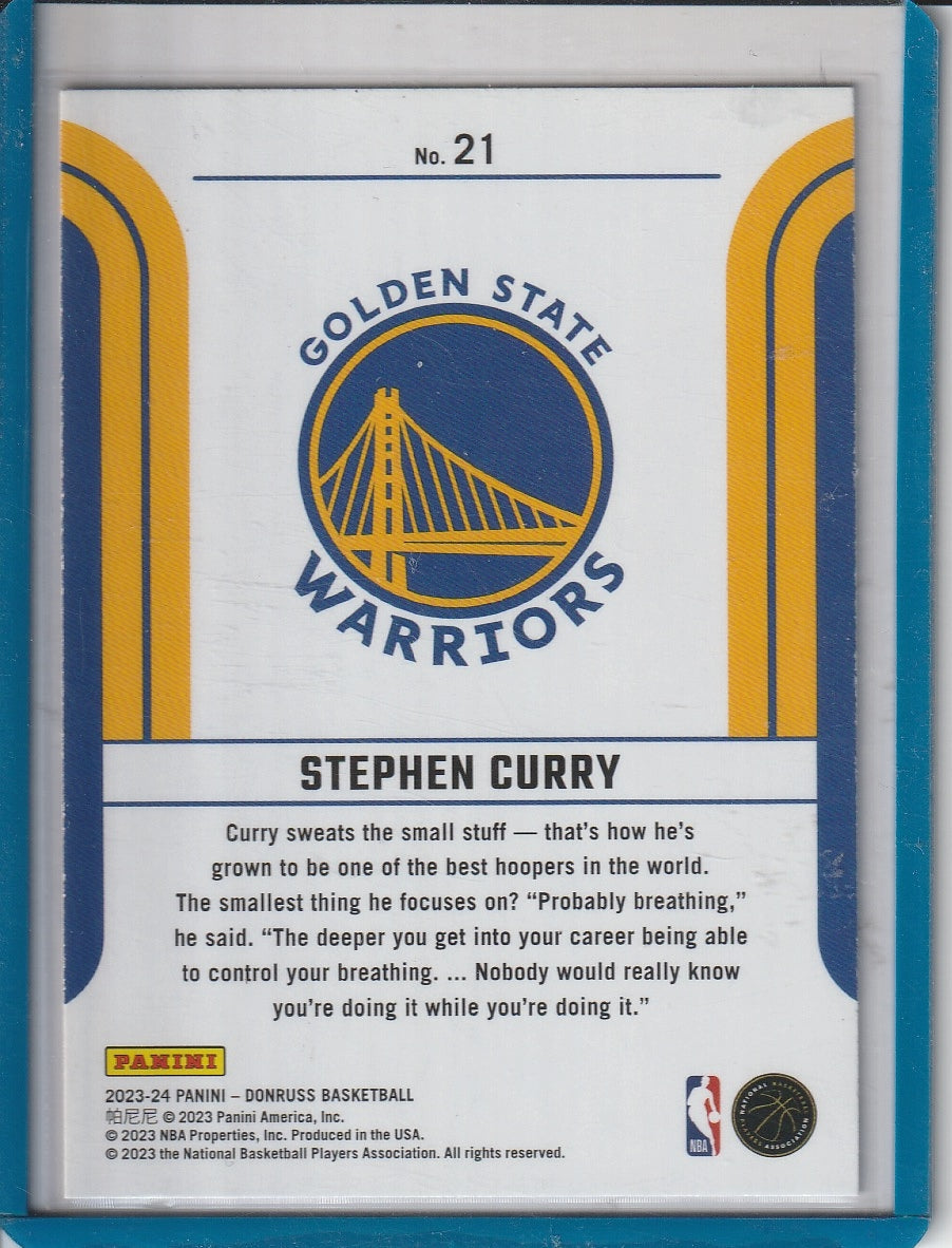 2023-24 Panini Donruss Basketball - Stephen Curry 'Franchise Features'