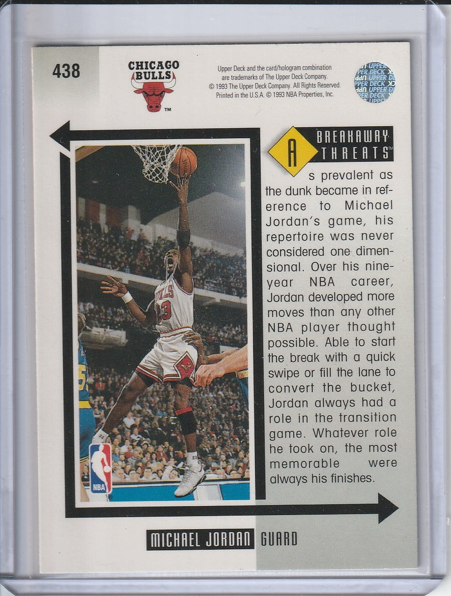 1993-94 Upper Deck - Michael Jordan 'Breakaway Threats'