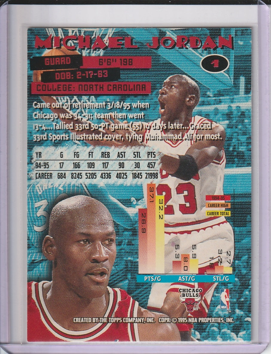 1995-96 Topps Stadium Club - Michael Jordan