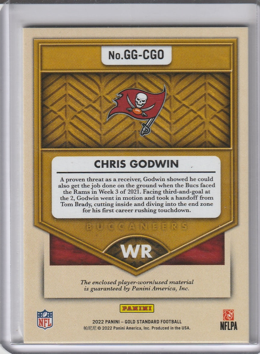2022 Panini Gold Standard Football - Chris Godwin 'Gold Gear' /299 *Game Worn*