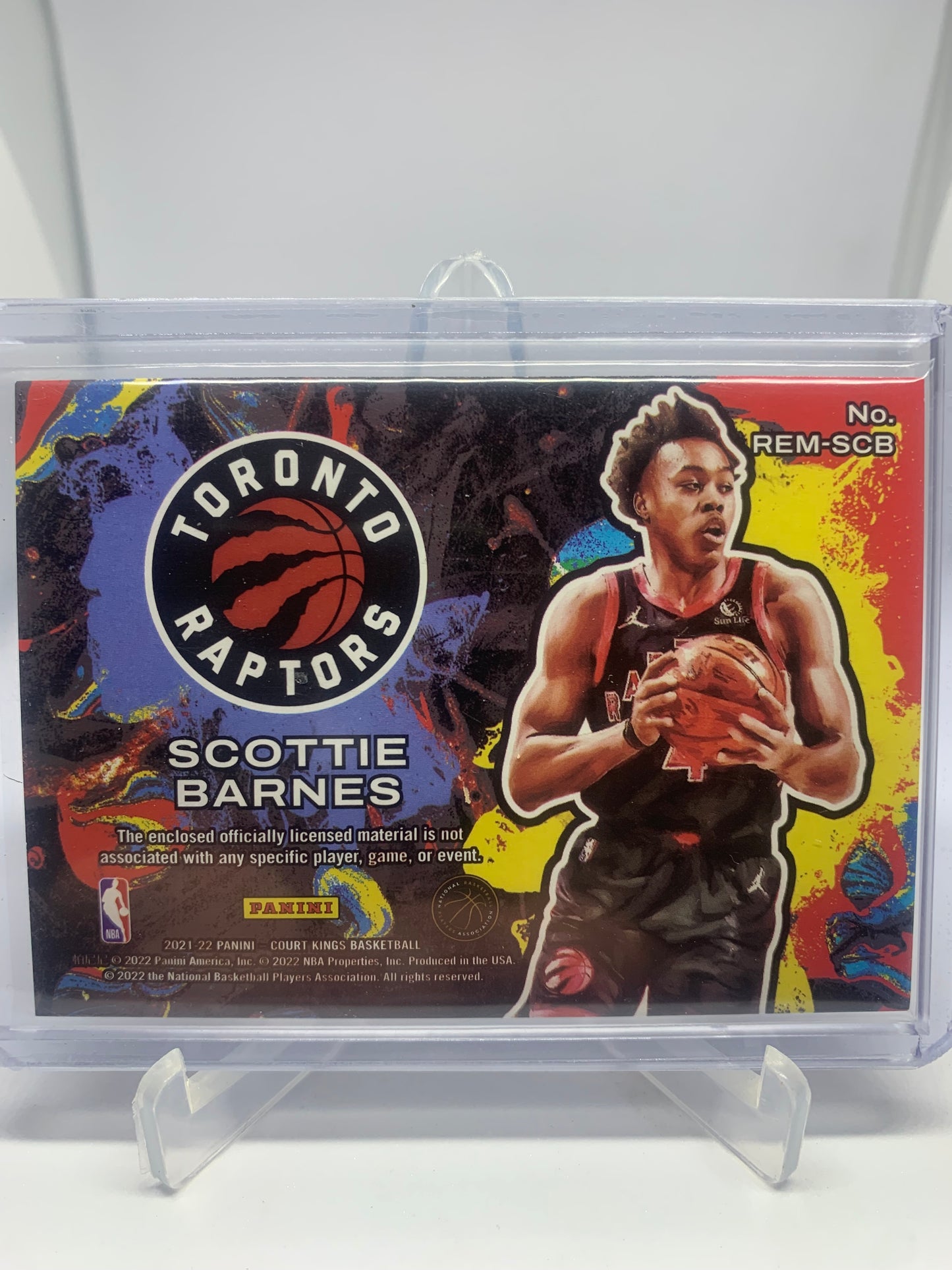 2021-22 Panini Court Kings Basketball - Scottie Barnes ‘Rookie Expression’ RC Relic
