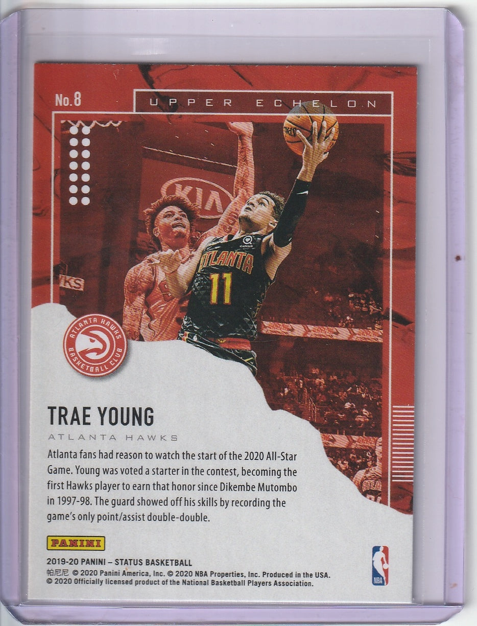 2019-20 Panini Status Basketball - Trae Young 'Upper Echelon' Red