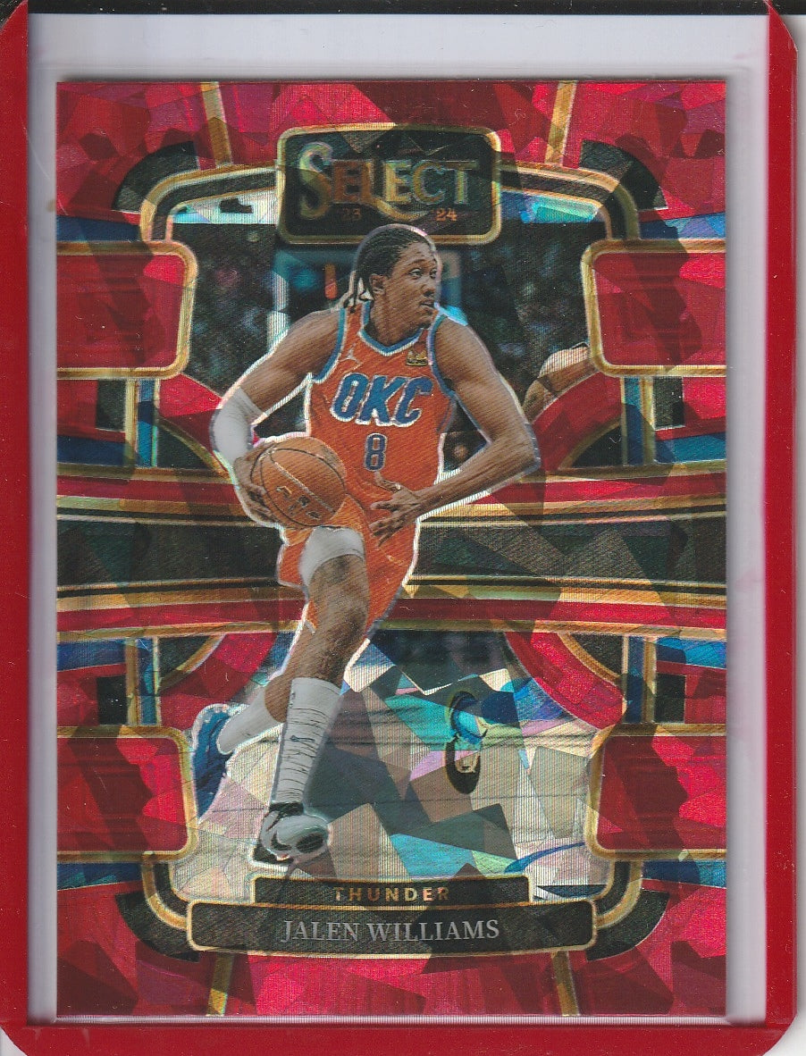 2023-24 Panini Select Basketball - Jalen Williams 'Red Cracked Ice'
