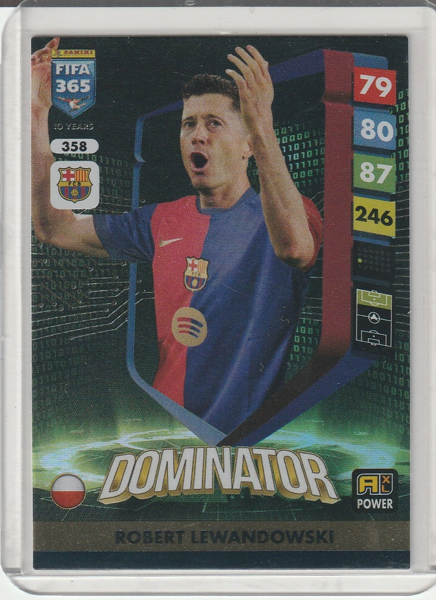 2025 Panini Fifa 365 - Robert Lewandowski 'Dominator'