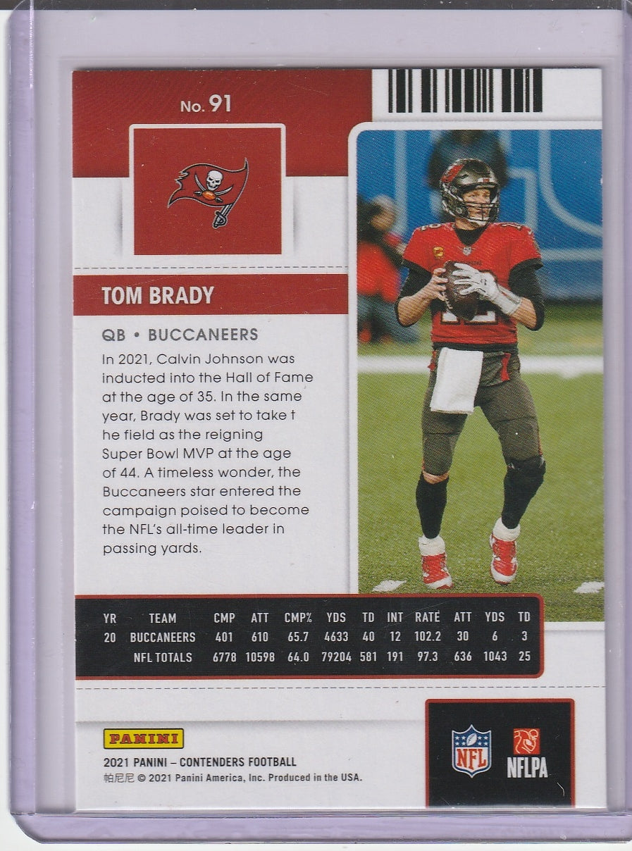 2021 Panini Contenders Football - Tom Brady