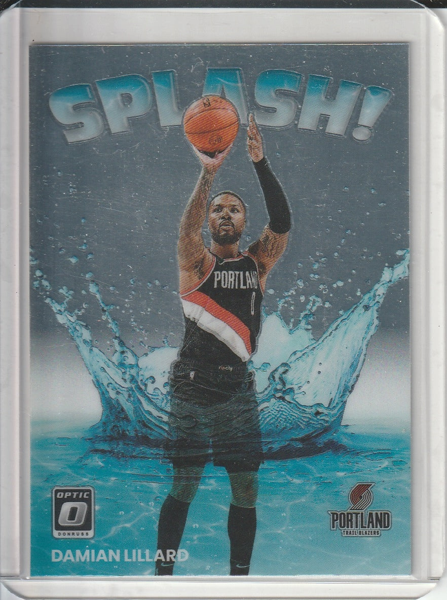 2022-23 Panini Donruss Optic Basketball - Damian Lillard 'Splash!'